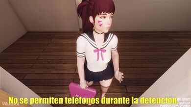 Encerrado en detención con D.Va [Blanco][Wutboi][Subtítulos en español]