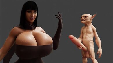 Osira's Wet Delight as a Goblin Pounds Her Narrow Hole