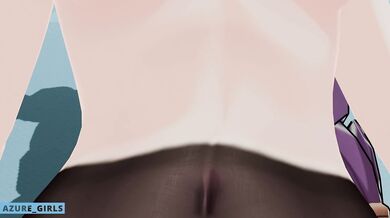 Pantyhose-clad Mona getting fucked in every hole