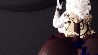 Futa Elf Gets Ravaged by Dark Futanari