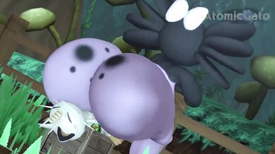 'Gothitelle found herself in a predicament when her master requested for an erotic massage.'