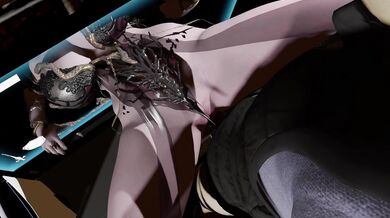 Tentacle Orgy with Echidna Characters in a Virtual Reality Game