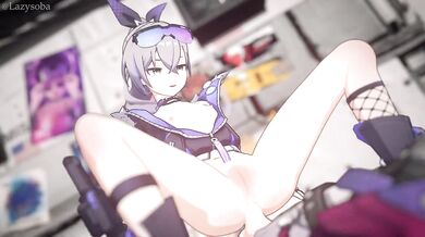 Rewritten as: "In exchange for her life, the Silver Wolf must pay with her body."