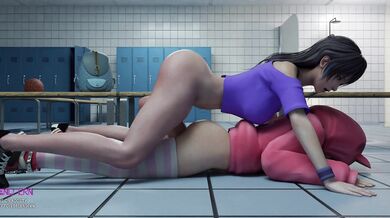 Fucking in the Locker Room: Shandy and Marie Rose's Steamy Quickie [Hardcore Ed Blends]