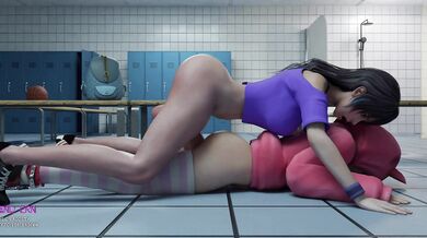 Fucking in the Locker Room: Shandy and Marie Rose's Steamy Quickie [Hardcore Ed Blends]