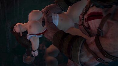 Kasumi's Hylian Threesome with Mai and the Witch Mermaid Mizore