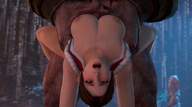 Kasumi's Hylian Threesome with Mai and the Witch Mermaid Mizore