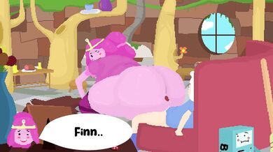 Finn wants to show PB a new "dance" - Shoe Strangle.