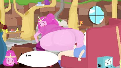 Finn wants to show PB a new "dance" - Shoe Strangle.