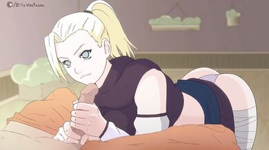Ino whipping Natuto's dick