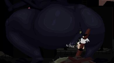 The Amalgamation of Amygdala, Giantess and Ass Shoe-Stringing a Cumming Queen!