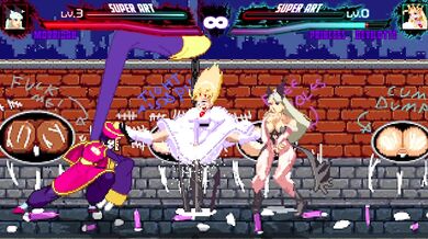 Morrigan and Girl Lesbian Sex