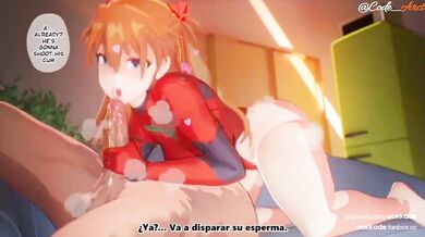 Título del vídeo de hentai: Asuka no muestra misericordia - Subtitulado en español