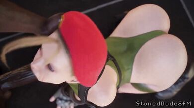 Cammy Gets Gangbanged by Black Men [Stoneddude]