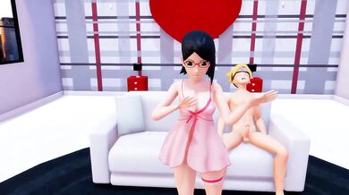 Sarada Uchiha Gets Caramelized and Dances to Please Her Partner