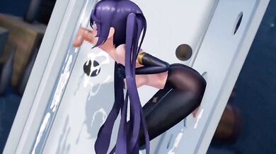 Mona's Glory Hole Gangbang
