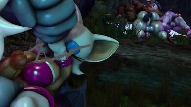 Futa Rouge Gets Raped by the Werewolf Tangle