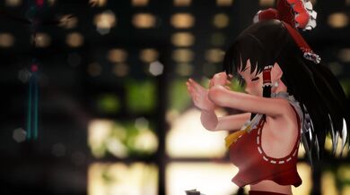[MMD] Hakurei Reimu - カトラリー / Cutlery
to:to:
Hakurei Reimu's Kinky Cutlery Play in MMDFrom [Iwara](https://www.iwara.tv/video/glpyrf74zcoz0q3x/mmd-hakurei-reimu-cutlery):Hakurei Reimu's Kinky Cutlery Play in MMD