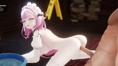 Elysia's Secret Life as a Slutty Maid [Uncensored]