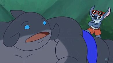 Fucking Stitch and Gantu in an Animated Porn Parody