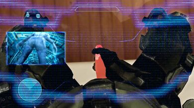 Hey, Master Chief, what are you doing spying on Cortana?