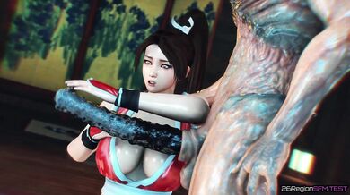 Busty Swordsman Slays with 'Perfect Weapon' in 26-Region SF Masturbation Video!