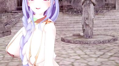 Miniature Garden: Haniwa's Sexy Pekoramama in MMD Animation