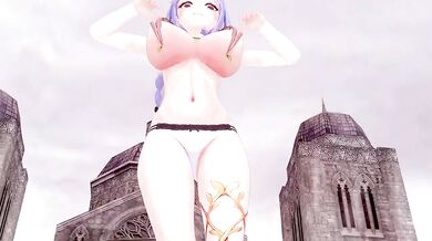 Miniature Garden: Haniwa's Sexy Pekoramama in MMD Animation