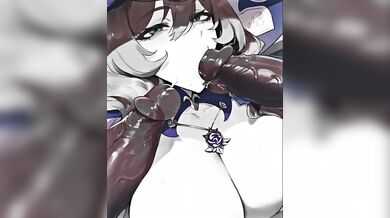 Lisa/Genshin Impact Hentai PMV: Lustful Lesbian Action in a Dystopian Future