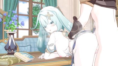 Asuna Yuuki, the Queen of Faruzan Island, gets intimate with Genshin Impact.