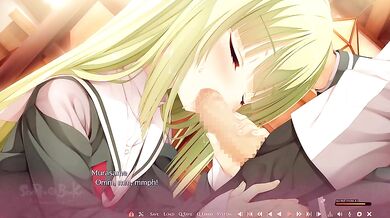 Sexy Ninja Bitches Fucking with Murasame's Dick in Senran Kagura: Peach Beach Splash!