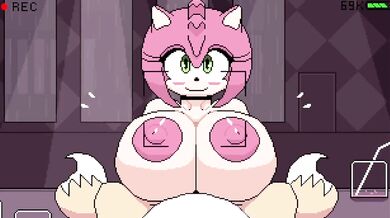 Tail-Banging Amy Rose's Wet Pussy in 'Tails Need Help'