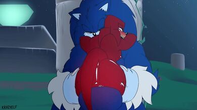 Werehog Plowed by Knuckles