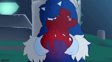 Werehog Plowed by Knuckles