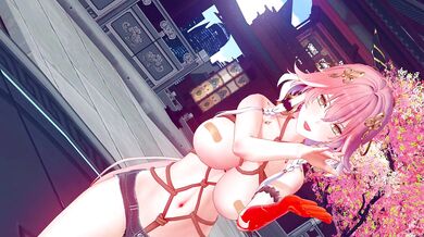 Jailbait MMD Chungha Plays with Herself in Miniature Garden