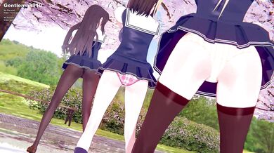 Jailbait Schoolgirls in a Threesome with their Horny Teacher