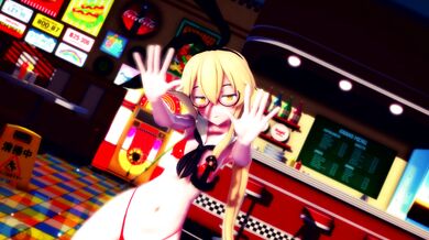 Ham-Slammed by the Nerdy Shimakaze in this R15 MMD Hentai Porn Video!