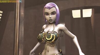 Raven in the Woods with Jabba's Cock - A Garry Production.