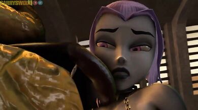 Raven in the Woods with Jabba's Cock - A Garry Production.