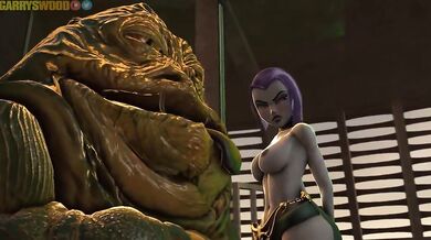 Raven in the Woods with Jabba's Cock - A Garry Production.