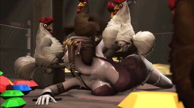 Gangbanged By Chickens