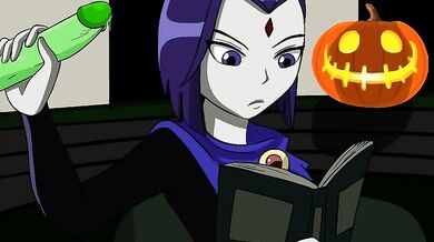 - Lustful Raven Gives Pleasurable Handjobs in the Forest