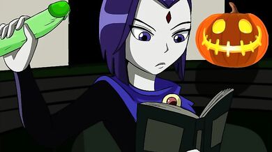 - Lustful Raven Gives Pleasurable Handjobs in the Forest