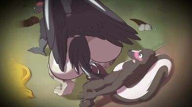 The Horny Skunk and the Curious Gryphon [Tentabat]