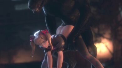 Hentai Porn: Rekin3D D.va and Black Cat get it on with a Werewolf (1080p60)
