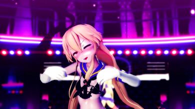 Hamselvish Fucks Shimakaze's Tight Bloodline with His Big Dick in 'Bloodline [MMD R15]'