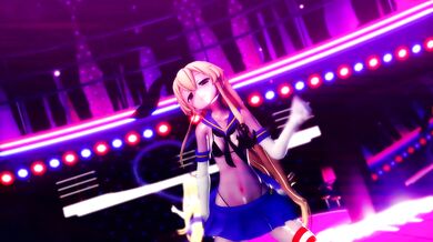 Hamselvish Fucks Shimakaze's Tight Bloodline with His Big Dick in 'Bloodline [MMD R15]'