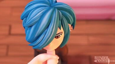 Un vídeo de porno hentai mezclador caballero español gato robot