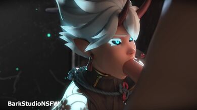 Demon-Slut Gives Nasty BJ