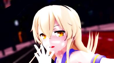 Killer MILF Seduces Young Boy in R18 MMD Hentai Animation 'Shimakaze - Hamselvish'